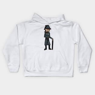 Mr. Inference Cartoon 1 Kids Hoodie